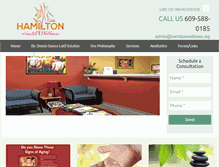 Tablet Screenshot of hamiltonwellness.org